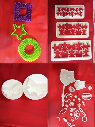 Kit cortadores de Massa confeitaria ou biscuit