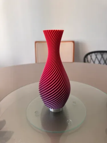 Vaso Decorativo em Espiral