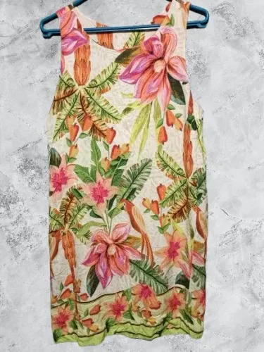 Vestido FARM Floral Tropical