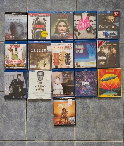 Blu Ray - Filmes e Shows (LEIA A DESCRIÇÃO)
