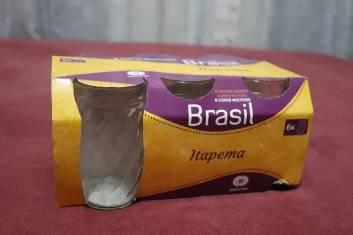Conjunto de Copos Brasil Itapema - Wheaton com 6x Copos de Vidro