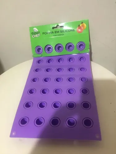 Forma para trufa de chocolate em silicone 
