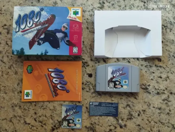 Jogo Original de Nintendo 64 1080° Snowboarding com Caixa