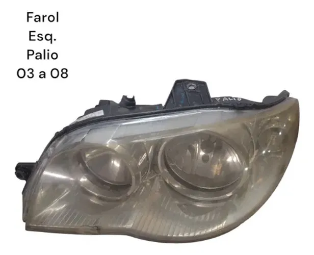 Farol Esquerdo Palio G3 04/17 Strada Siena 05/12 Com Det 
