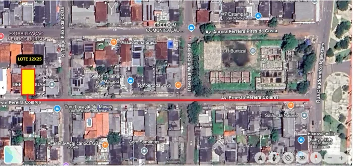 Lindo terreno de Esquina. Zona sul de Macapá 