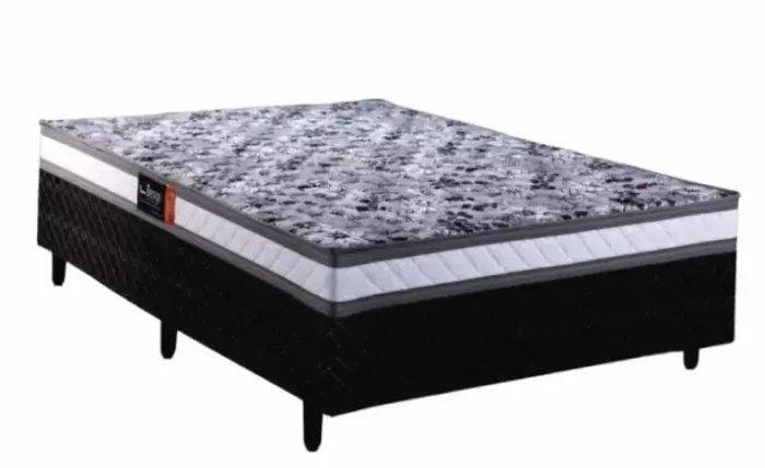 COLCHAO BOX ACOPLADO 138 X 188 X 54 TEC BLACK