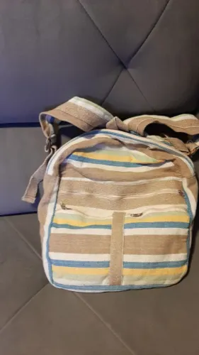 MOCHILA DE PANO TIPO REDE DE SACO