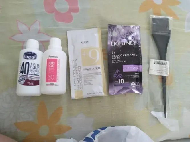 Kit descolorante cabelo