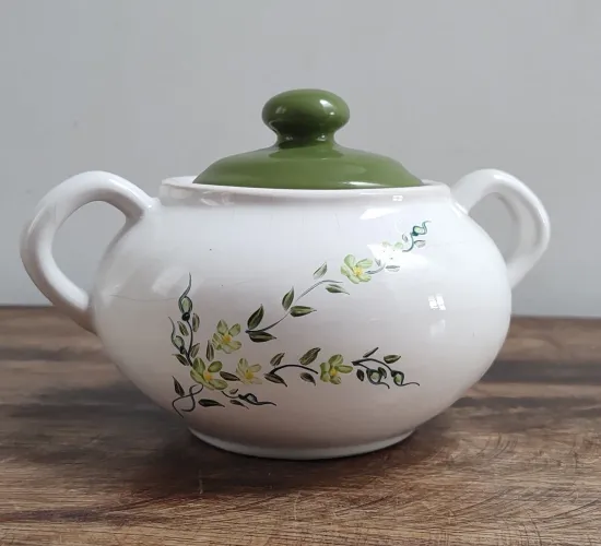 Pote Antigo de Cerâmica Vitrificada