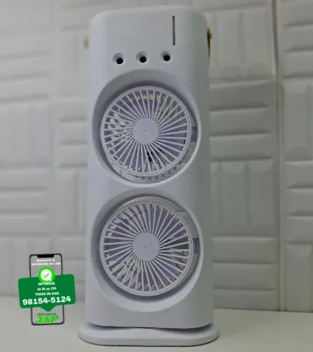 Ventilador e umidificador portátil - Entrega Rápida