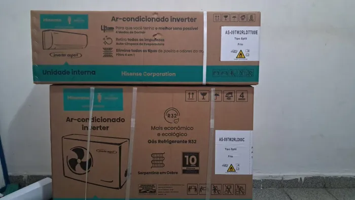 Ar Cond Split Hw Inverter Hisense 9k F R-32 Cor Branco
