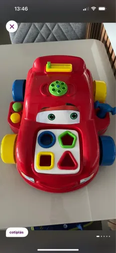 Brinquedo Infantil Didático Carro De Atividades Educativo