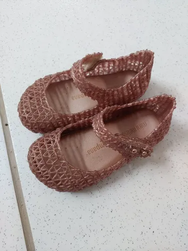 Sapatilha Mini Melissa - Rosa Glitter 20/21