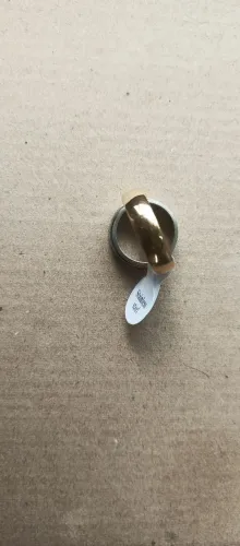 Anel/Aliança aro 19 banhado a ouro