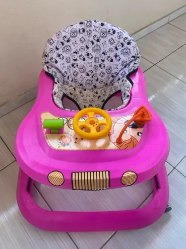 ANDAJÁ INFANTIL ROSA COM ATIVIDADES