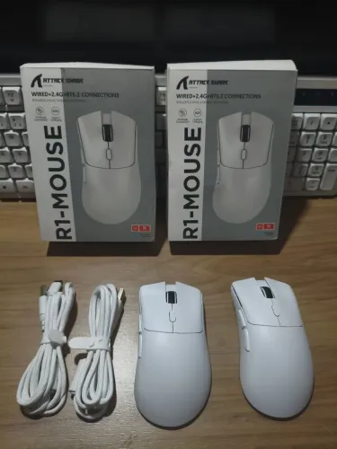 Mouse Gamer AttackShark R1 Sem Fio - Novo<br>