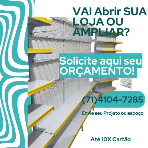 Gôndolas para Lojas Pronta Entrega 