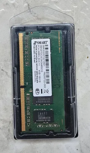 Memória Smart 4GB 266MHz DDR4 Pc4 Para Notebook<br>Valor 110,00