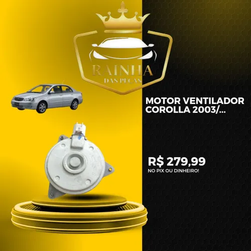Motor Ventilador Corolla 2003/...