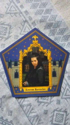Card oficial sapo de chocolate Rowena Ravenclaw