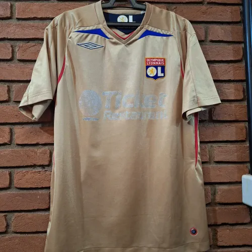 Camisa Lyon França umbro 2007 dourada