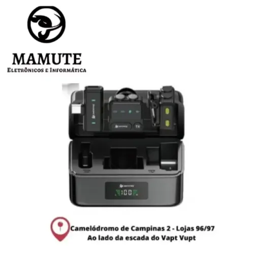 Microfone de lapela sem fio Profissional - Peining