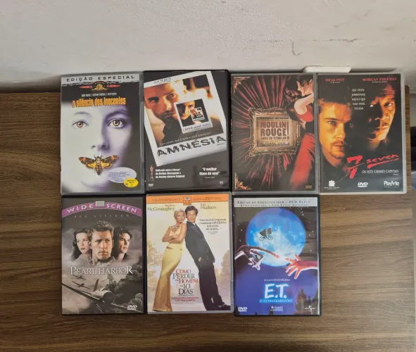 Coleção de 7 DVDs Originais - Clássicos do Cinema em Ótimo Estado