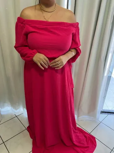 Vendo Vestido de Festa - Marca divina - Tamanho Plus size, veste até 54/56.