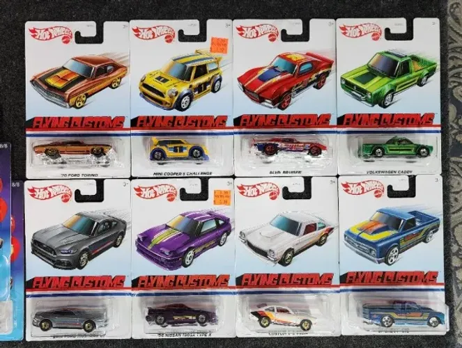 *Raro* Hot Wheels Flying Customs SET COMPLETO
