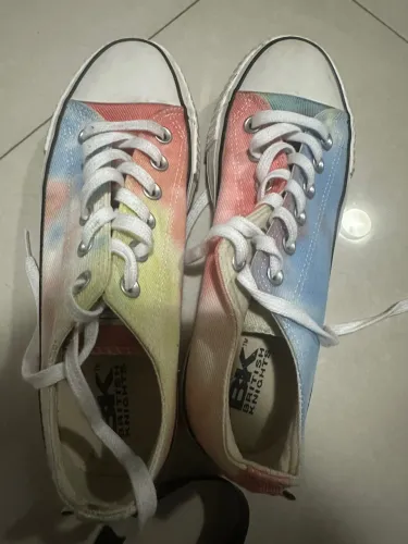 tênis tipo all star marca british knights tie die tamanho 37/38, usado uma vez