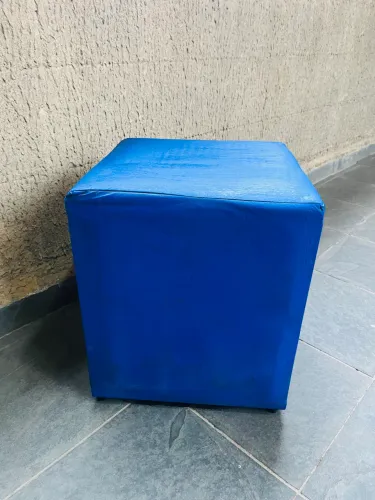 Puff Banqueta Courino Quadrado