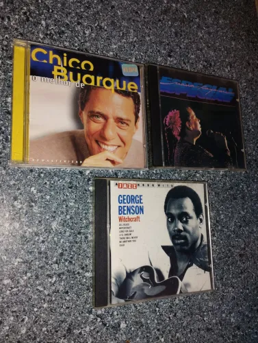 3 CD ; Chico Buarque , especial Nana Caymmi e George Benson