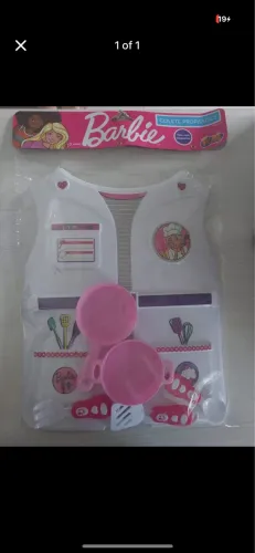 Colete de cozinheira da Barbie Original NOVO