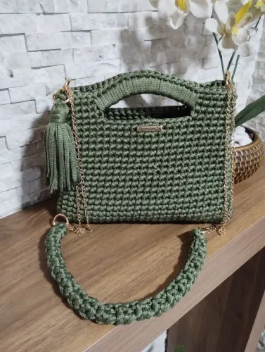 Bolsa em crochê