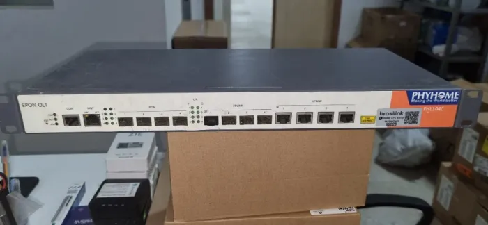 OLT Phyhome FHL104C EPON - 4 PON, Pronta para Uso