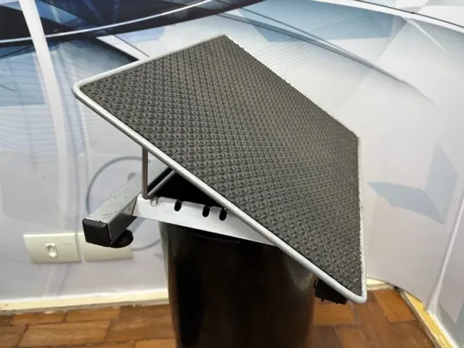 Apoio para os pés ergonômico escritório 4 Regulagem metal