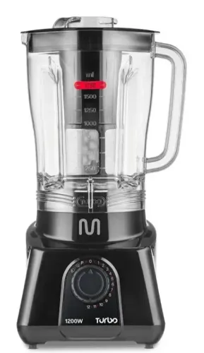 Liquidificador Turbo 1200W - Potente e Versátil! 220V
