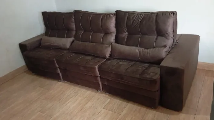 Sofá retrátil reclinável 2,90 m