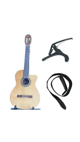Violão Benson GC100CE NS + Capotraste 
