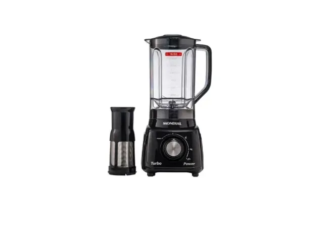 LIQUIDIFICADOR TURBO POWER 2,2 LITROS 220V MONDIAL PRETO 