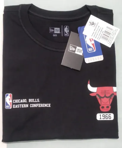 Camiseta Original New Era Chicago Bulls-Tamanho GG