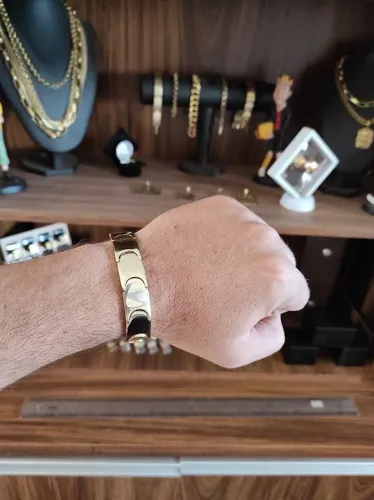 Bracelete Moeda Antiga Luxo