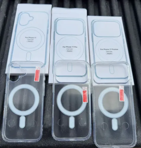 Capa Magsafe transparente iphone 17 17pro 17air 17pro max