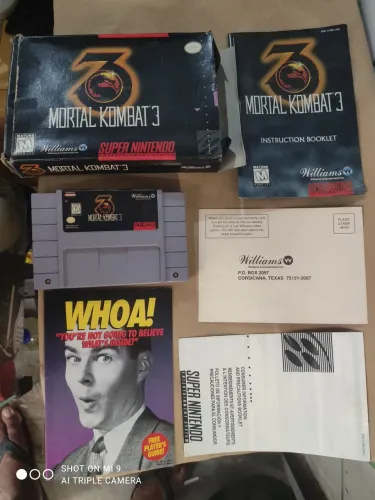 Mortal Kombat 3 snes completo 