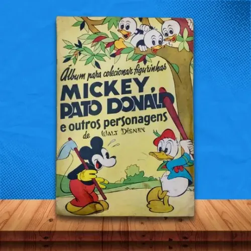 ÁLBUM MICKEY, PATO DONALD E OUTROS PERSONAGENS DE WALT DISNEY - COMPLETO 1959