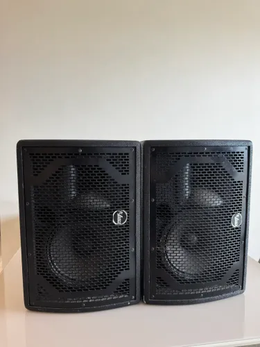 Par De Monitor De Som Ativo Leacs M8 Preto 200w Rms