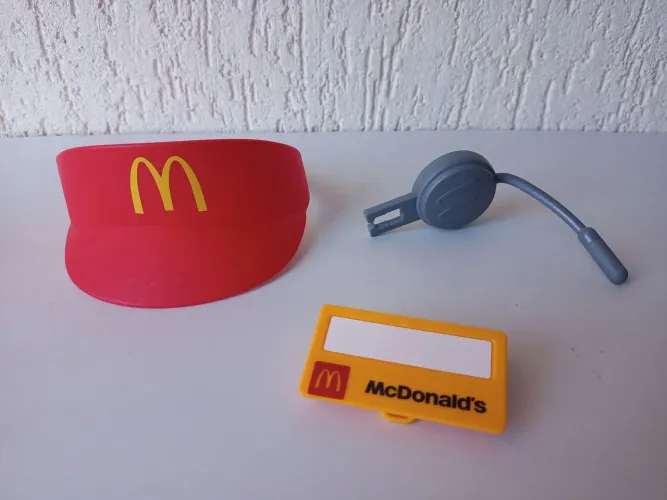 Kit equipe MC lanche feliz MC Donald's 