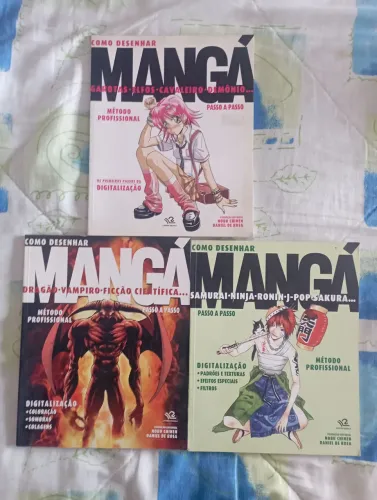 Livros de como desenhar mangá