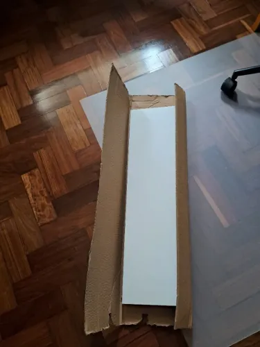 Protetor De Porta Em Aluminio Branco