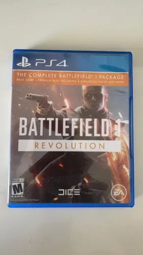 BATTLEFIELD 1 REVOLUTION PS4 ORIGINAL MIDIA FISICA COM CAIXA E MANUAL